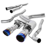 Spec-D Tuning Exhaust Ford Mustang 2.3 Ecoboost (15-23) 3"  Catback w/ 4" Burnt Blue or Polished Tips