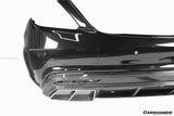 2017-2020 Mercedes Benz S63 AMG W222.2 Sedan MSY Style Rear Bumper with Tips