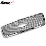 2004-2008 Ford F-150 Front Bumper Hood Grille Grill Cover Chrome Mesh Style