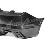 2019-2025 Camaro RS/SS/ZL1 Gloss Double Sided Carbon Fiber Rear Bumper w/Rear Diffuser Quad Tips 1pc