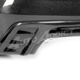 2019-2025 Camaro RS/SS/ZL1 Gloss Double Sided Carbon Fiber Rear Bumper w/Rear Diffuser Quad Tips 1pc