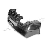 2019-2025 Camaro RS/SS/ZL1 Gloss Double Sided Carbon Fiber Rear Bumper w/Rear Diffuser Quad Tips 1pc