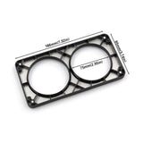 Stainless Steel Center Console Cup Holder Ash Tray Delete for 1989-1997 Mazda MX-5 Miata MK1