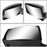 18-21 Volvo VNL Hood Mirror with Amber Chasing LED L-Pattern