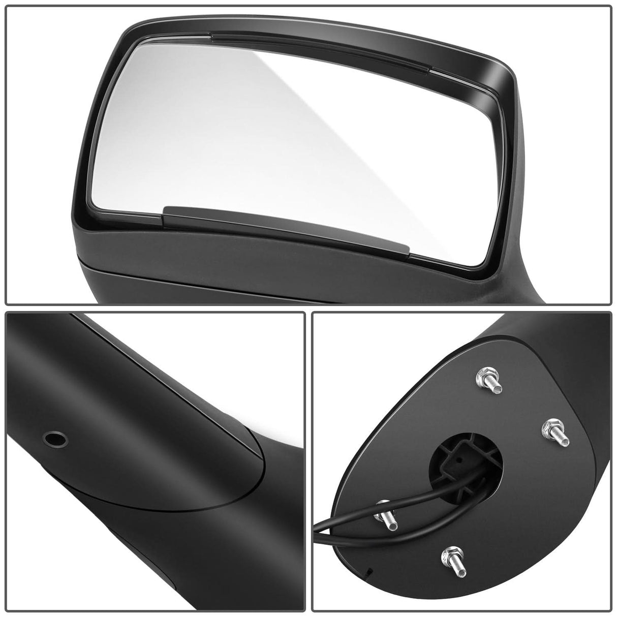 2013-2021 Peterbilt 579 / 587 / Kenworth T680 Check Mark Style LED Hood Mirror