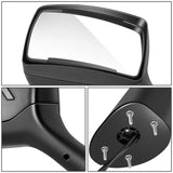 2013-2021 Peterbilt 579/587 Kenworth T680 Chevron Arrow Style LED Turn Signal Hood Mirror - Black