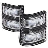 2008-2015 Ford Super Duty Towing Mirror Side Lights - Black/Amber