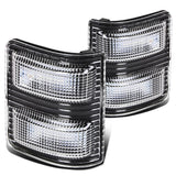 2008-2015 Ford Super Duty Towing Mirror Side Lights - Black/Amber