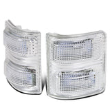 08-15 Ford F-250 F-350 F-450 F-550 Towing Mirror Side Lights Pair Chrome