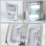 08-15 Ford F-250 F-350 F-450 F-550 Towing Mirror Side Lights Pair Chrome