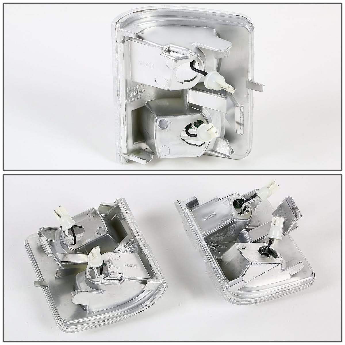 08-15 Ford F-250 F-350 F-450 F-550 Towing Mirror Side Lights Pair Chrome