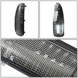 00-07 Ford F-250 F-350 Towing Mirror Side Light Pair Black/White LED