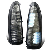 00-07 Ford F-250 F-350 Towing Mirror Side Lights - Smoke White LED