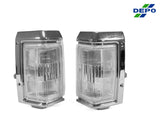 88-89 Nissan Pickup Truck / 87-95 Pathfinder Clear Corner Lights