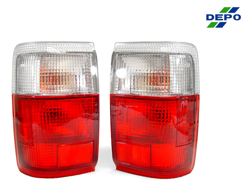 1990-1995 Toyota 4Runner Red/Clear Tail Lights