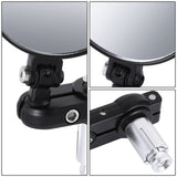 Motorcycle Bar End Mirror Black