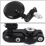 Motorcycle Bar End Mirror Black