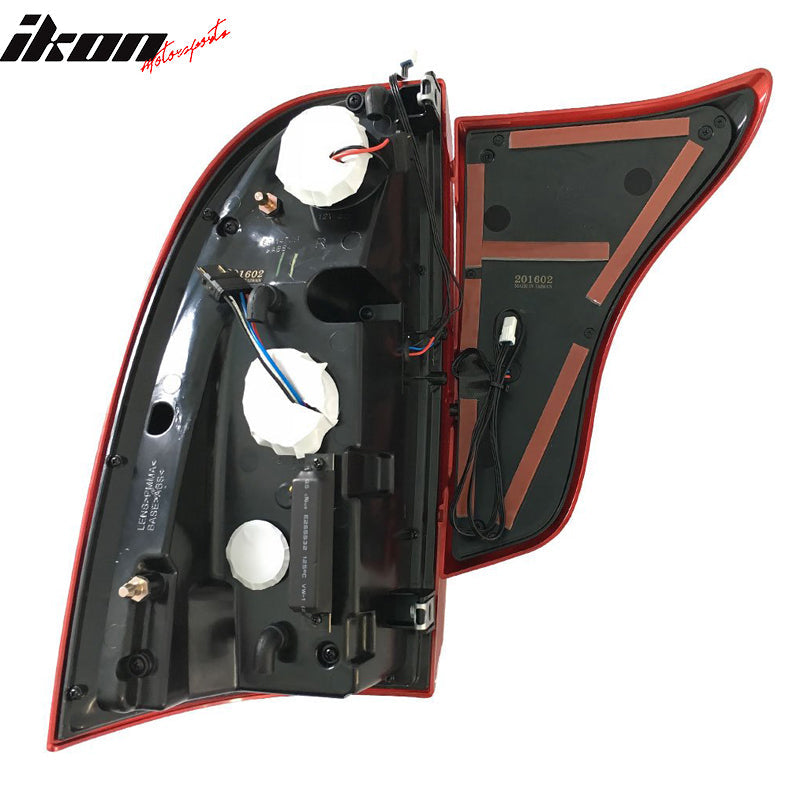 2005-2015 Toyota Tacoma Smoke Lens Black Housing Tail Lights