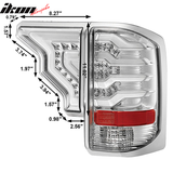 2014-2019 GMC Sierra 1500 2500 3500 Replacement LED Tail Lights