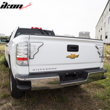 2014-2019 Silverado Clear Lens Chrome Housing LED Tail Lights