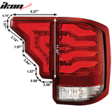 2014-2019 Silverado 1500 2500 3500 HD RC Red Lens LED Tail Lights