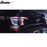 2015-2017 Ford F150 Sequential Clear Lens Red Housing LED Tail Lights