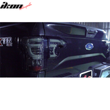 2015-2017 Ford F-150 Smoke Lens Chrome Housing Sequential Tail Lights