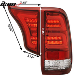 1999-2016 Ford F250 F350 F450 F550 Red Lens Housing Tail Light