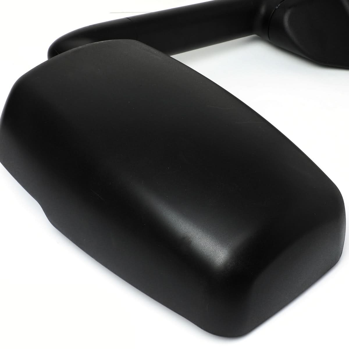 03-18 Chevy Express GMC Savana Manual Side Mirror Pair Black