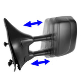 04-13 Nissan Titan Manual Side Mirror - Left Black