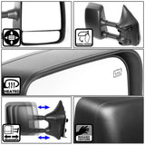 2004-2013 Nissan Titan Powered Heated Side Mirror - Right Black