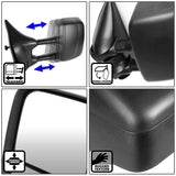 2005-2015 Nissan Frontier Manual Side Mirror - Left Black