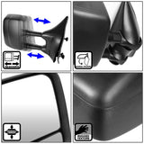 2005-2015 Nissan Frontier Manual Side Mirror - Right Black