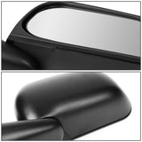 04-09 Dodge Durango Manual Side Mirror Right Black