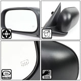 2005-2011 Dodge Dakota Powered Heated Side Mirror Left Black