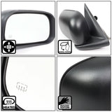 05-11 Dodge Dakota Powered Heated Side Mirror Right Black