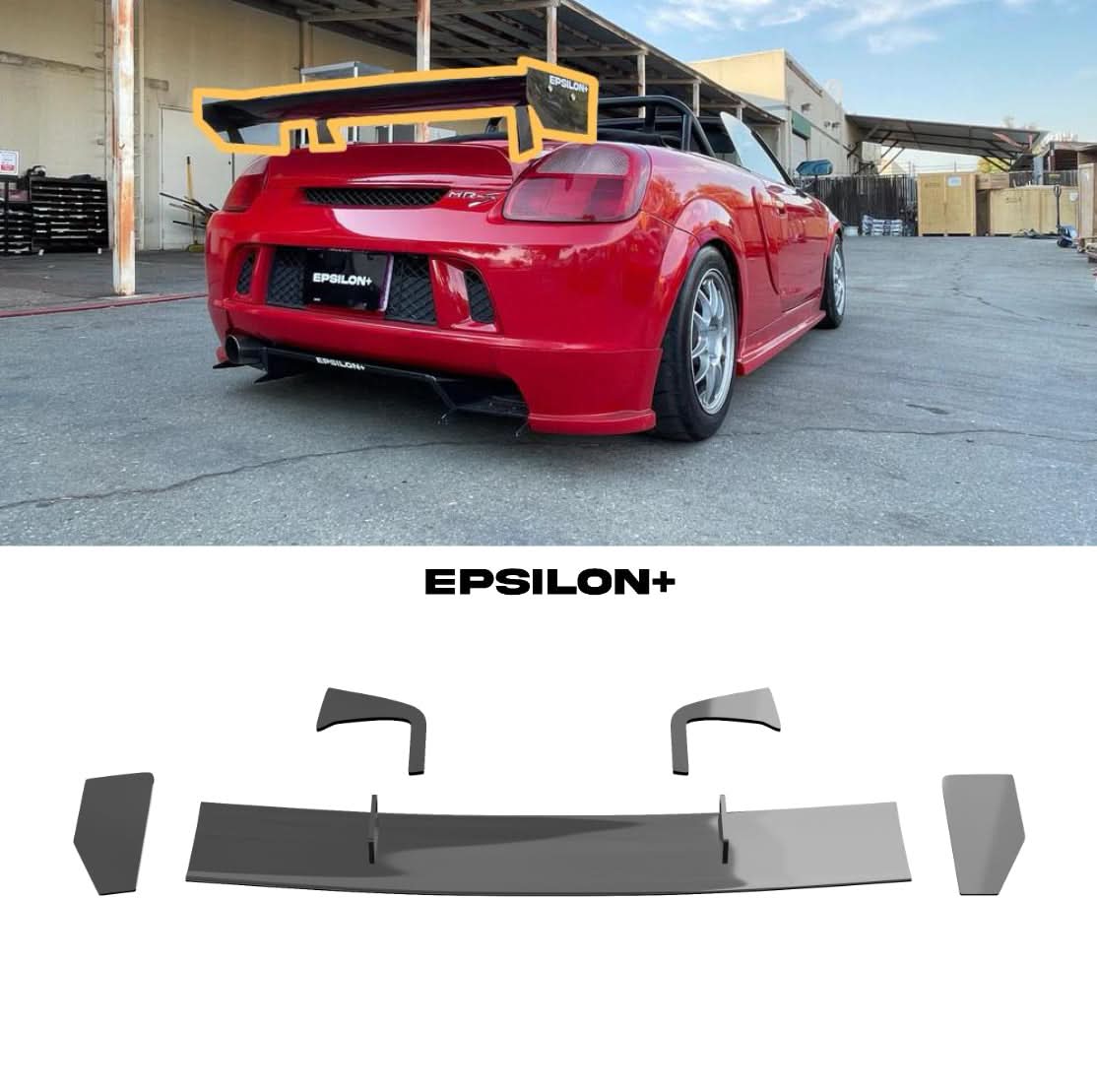 Rear Wing – Toyota MR2 Spyder (ZZW30, 2000-2005)