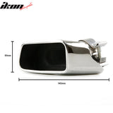 Universal Exhaust Muffler Pipe Tips Chrome Stainless Steel Pair 2PC