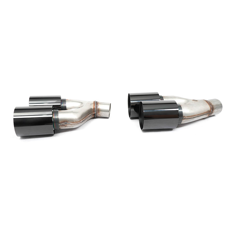 2021-2023 BMW 5 Series G30 M5 Style Stainless Steel Quad Exhaust Black