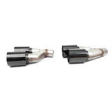 2021-2023 BMW 5 Series G30 M5 Style Stainless Steel Quad Exhaust Black
