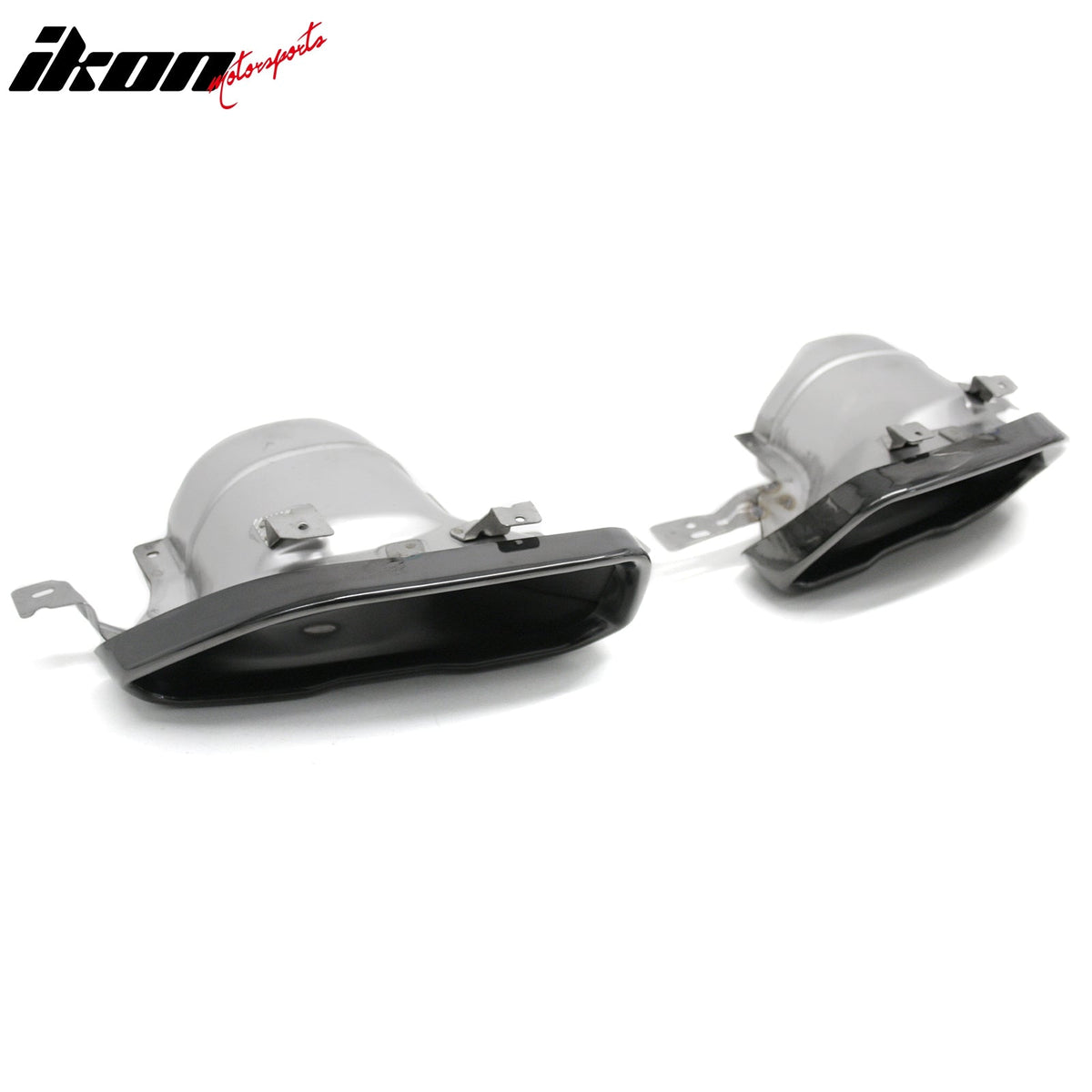 2022-2026 BMW 2-Series G42 M Sport IKON Style Rear Diffuser W/ Aprons Gloss Black PP