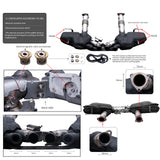 2020-2026 Chevy Corvette C8 Z06 OE Style Exhaust System Quad Tail Pipe