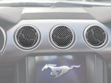 Center A/C Vent Accents Fits 2015-2023 Ford Mustang