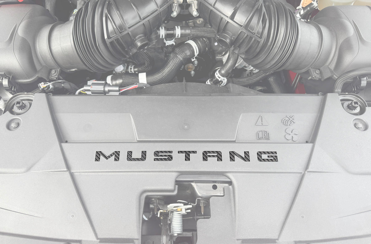 Engine Bay Letter Inserts Fits 2024-2027 Ford Mustang