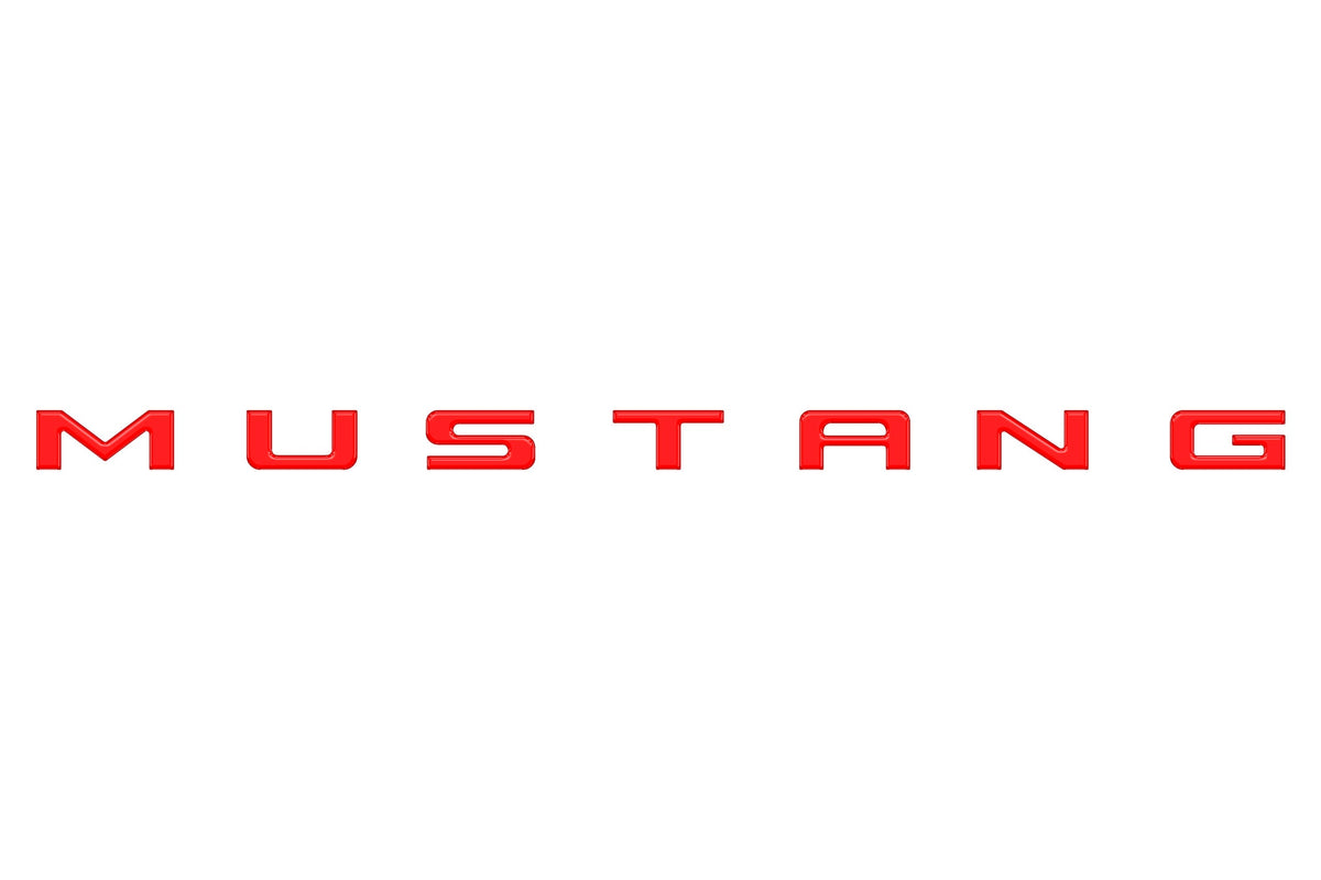 Engine Bay Letter Inserts Fits 2024-2027 Ford Mustang