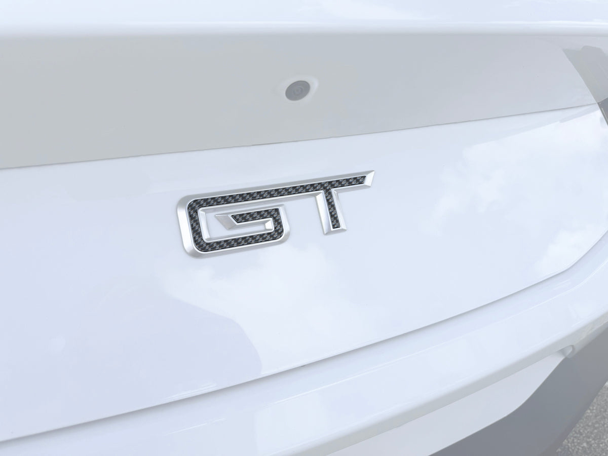 Rear GT Emblem Inserts Fits 2024-2027 Ford Mustang