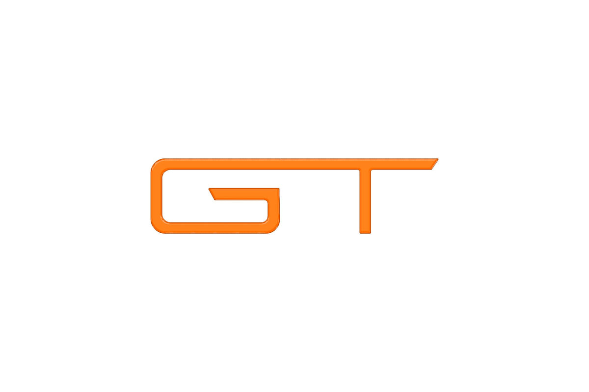 Rear GT Emblem Inserts Fits 2024-2027 Ford Mustang