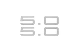 5.0 Emblem Inserts Fits 2024-2027 Ford Mustang