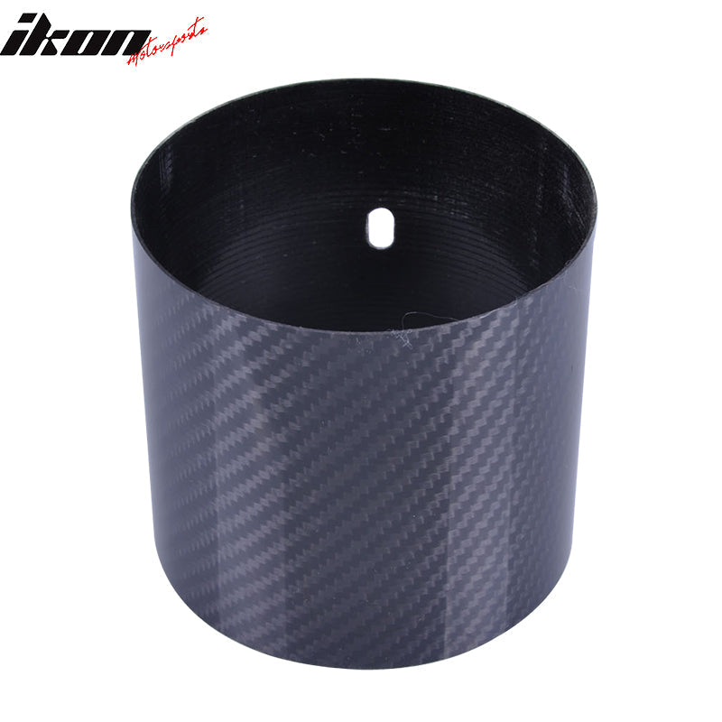 Universal Fitment 4Inch N1 Style Rear Muffler Exhaust Tip Carbon Fiber