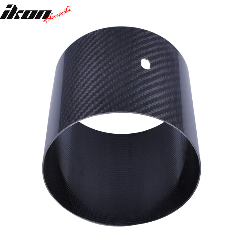 Universal Fitment 4Inch N1 Style Rear Muffler Exhaust Tip Carbon Fiber